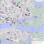 карта Стокгольма