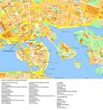 карта Стокгольма