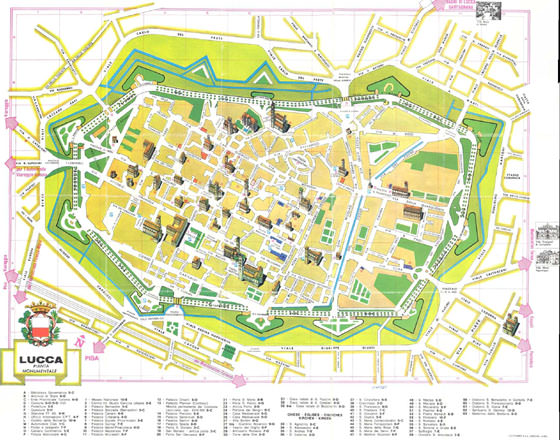 Large map of Lucca 1