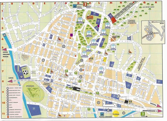 Large map of Montecatini Terme 1