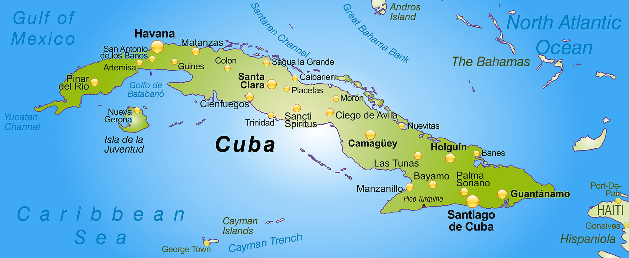 Karte Von Kuba