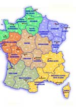 Frankreich Karte Der Regionen Und Provinzen Orangesmile Com