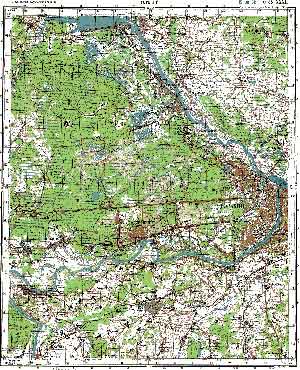 карта Нижнего Новгорода
