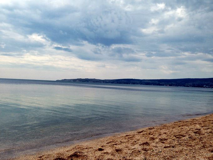 Холодное летнее море
