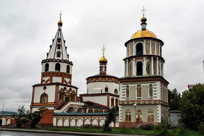 Bogoyavlenskiy - Epiphany Cathedral in Irkutsk Russia.