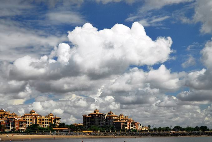Cumulus over Isla Canela #1