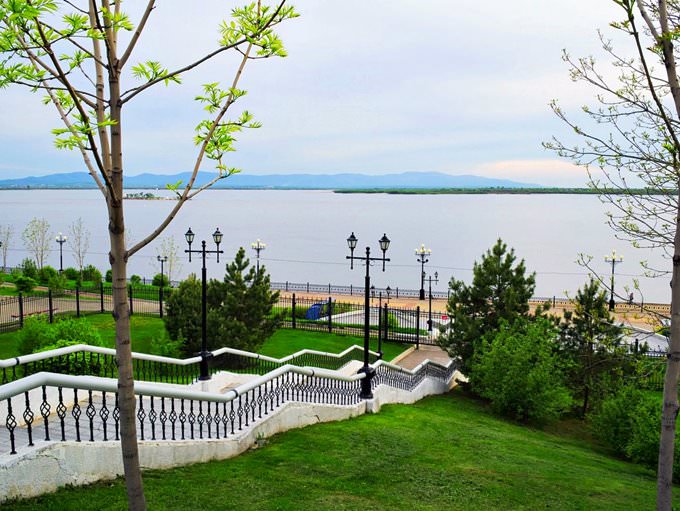 Хабаровск. Набережная Амура.