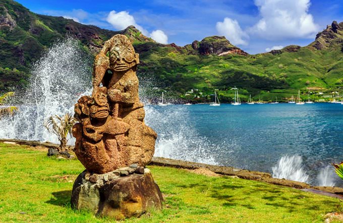 Nuku Hiva island