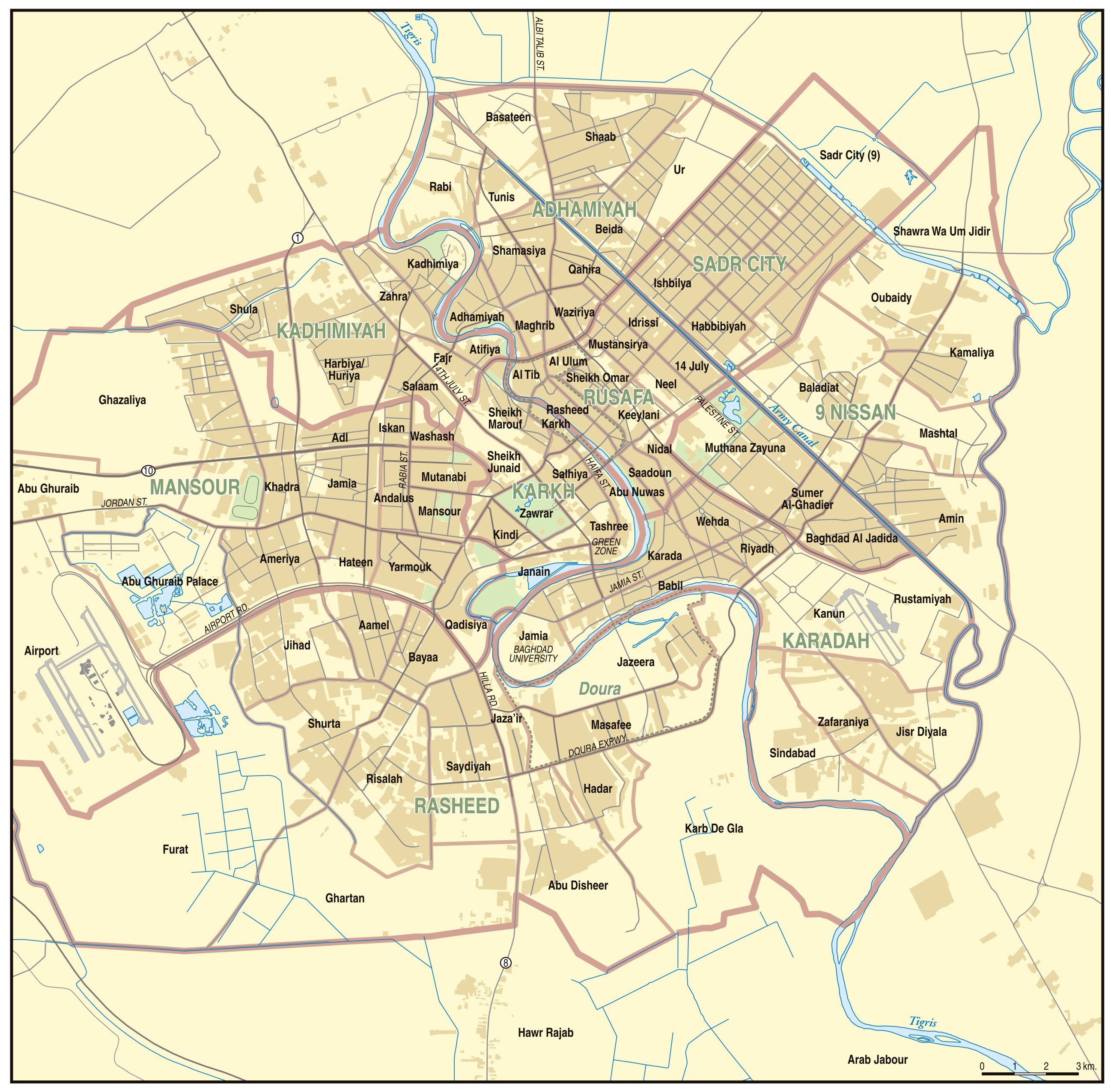 Baghdad Map 0 