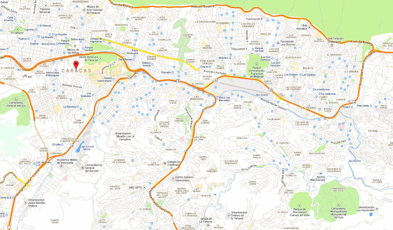 Caracas Map 1 