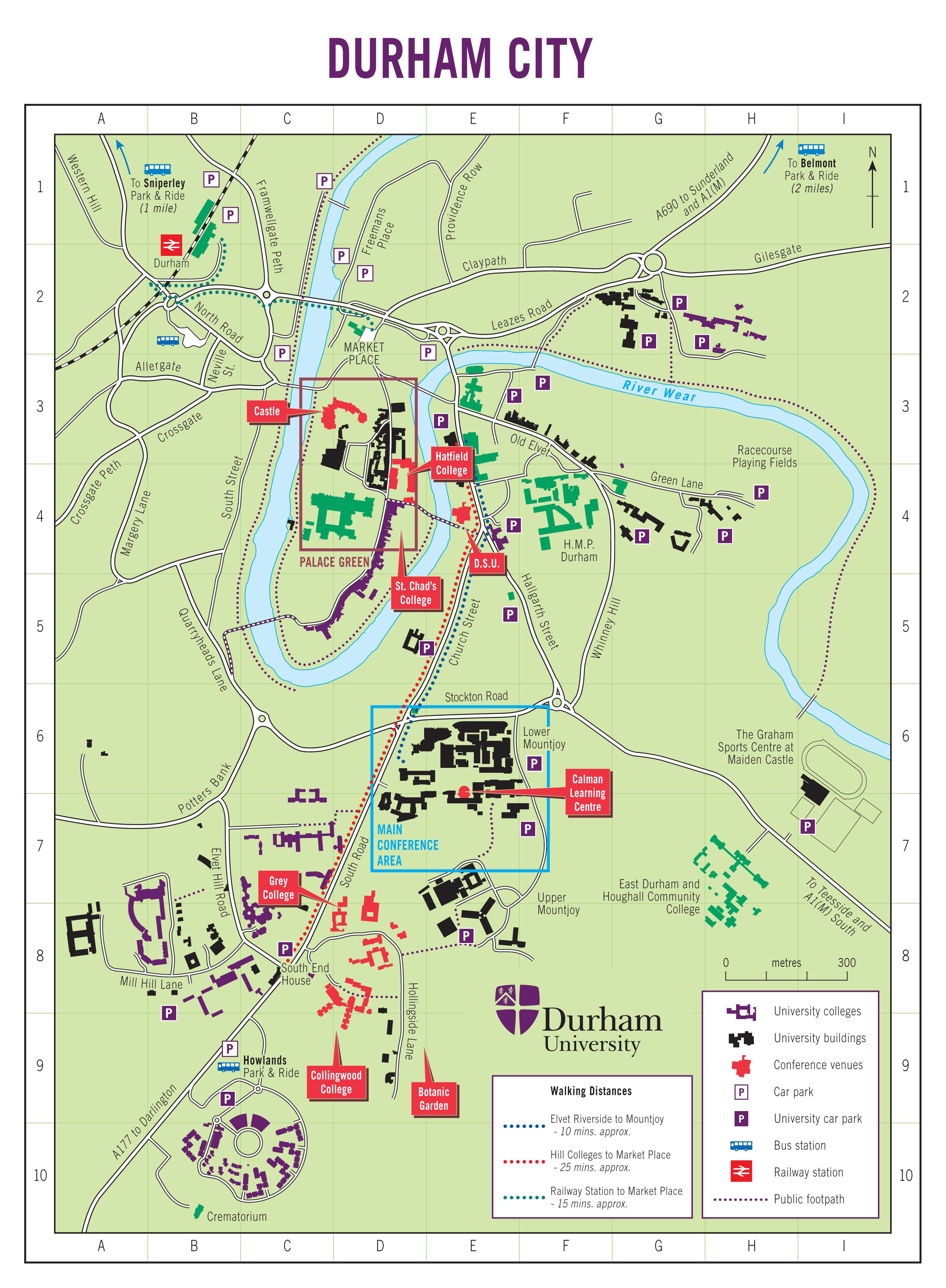 Durham Map 1 