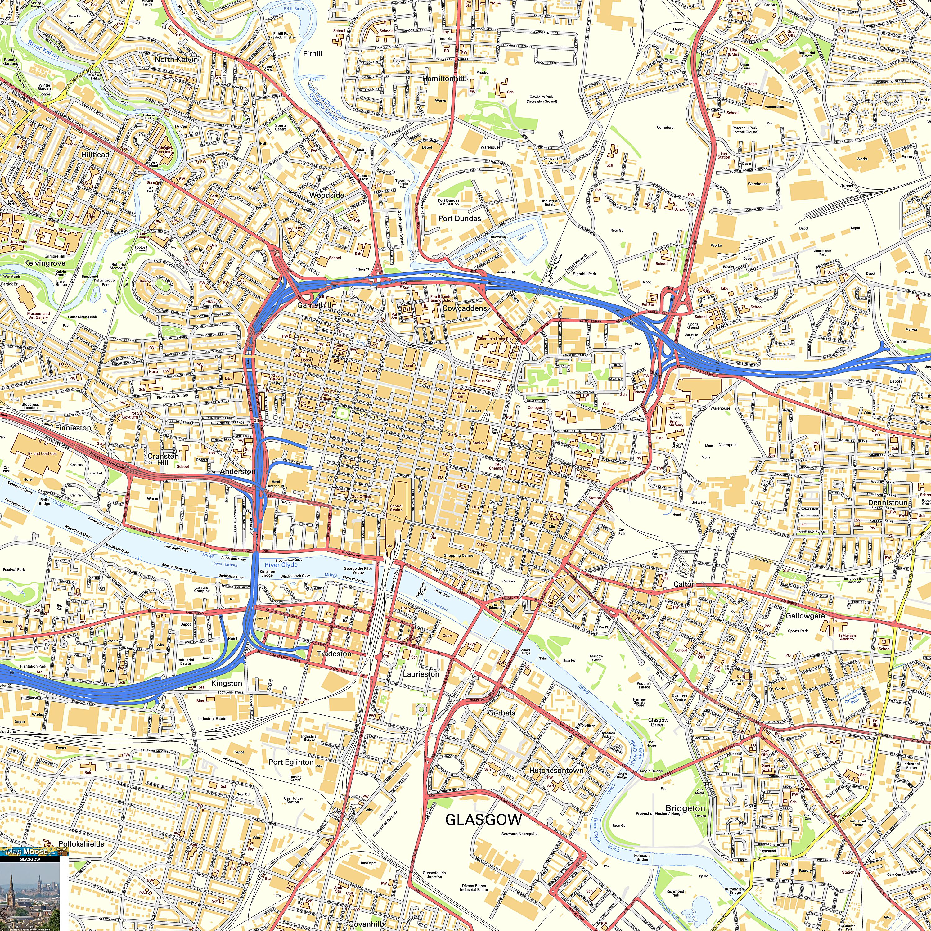 Glasgow Map 0 