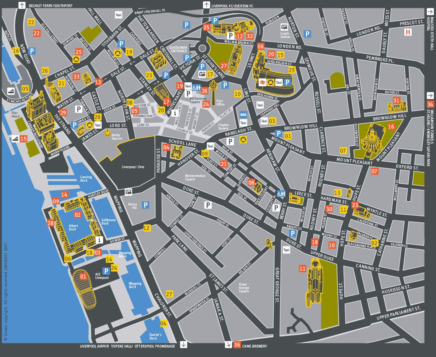 Street Map Of Liverpool Large Liverpool Maps For Free Download And Print | High-Resolution And  Detailed Maps