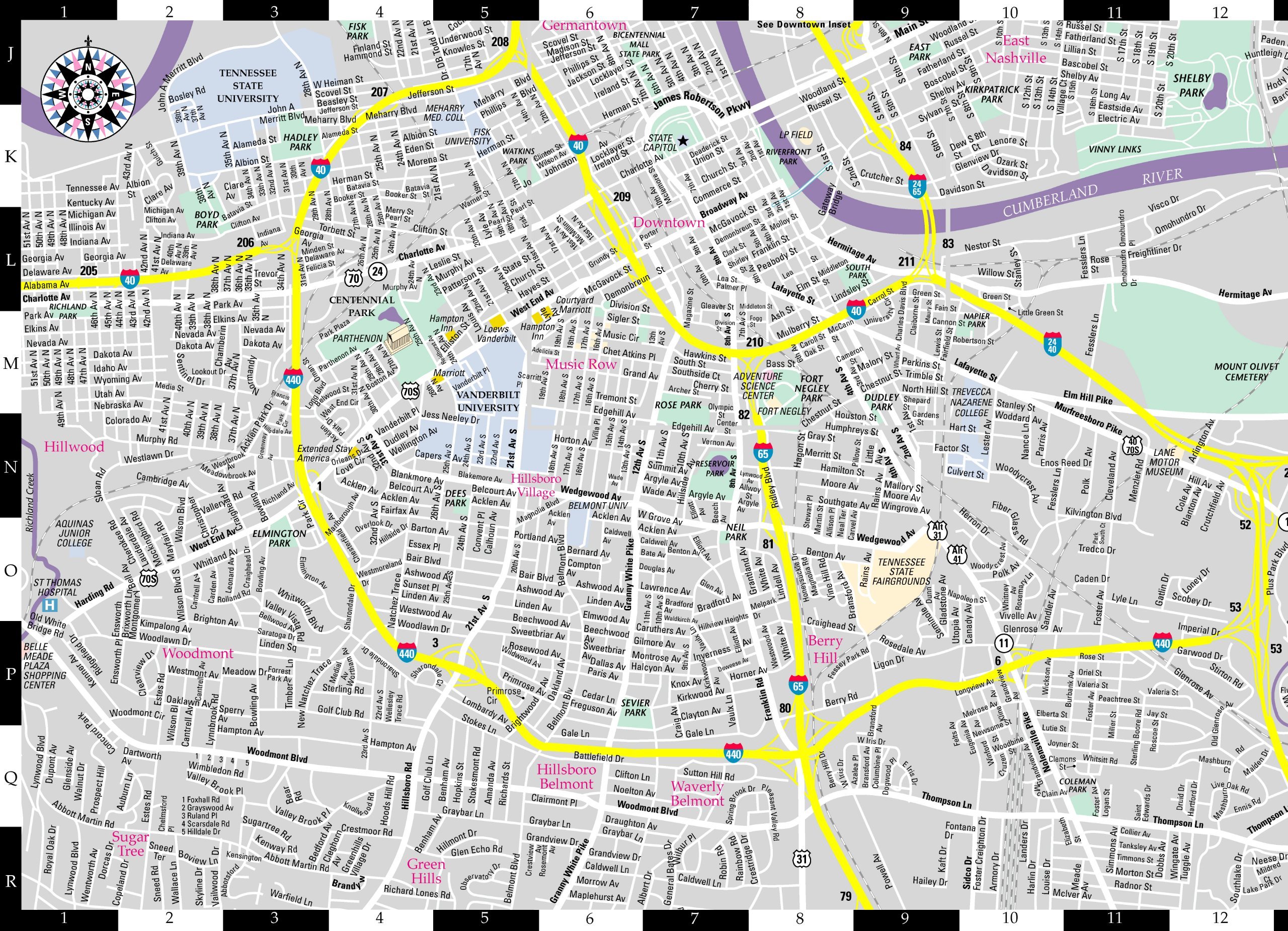 Nashville Map 0 