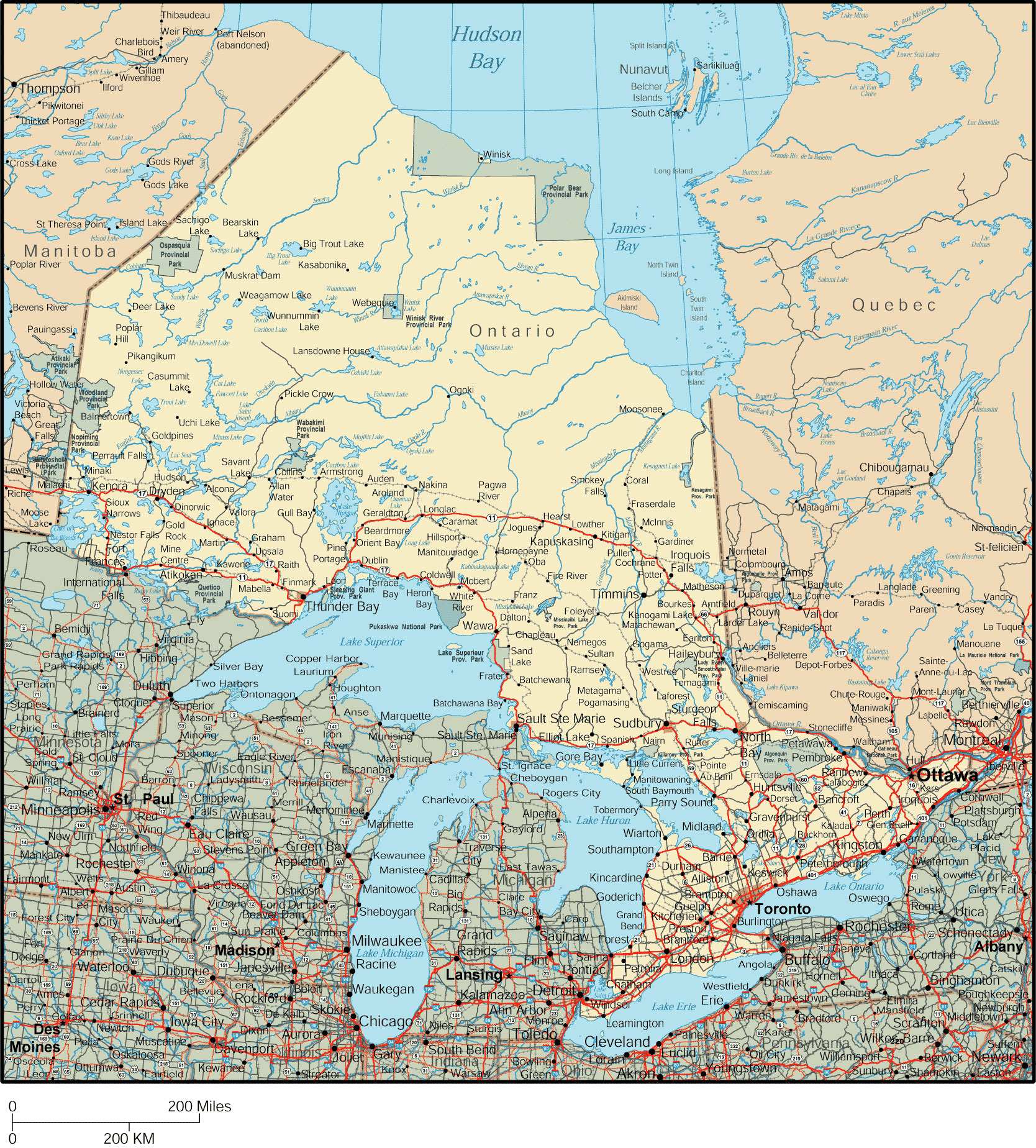 Ontario Map 1 