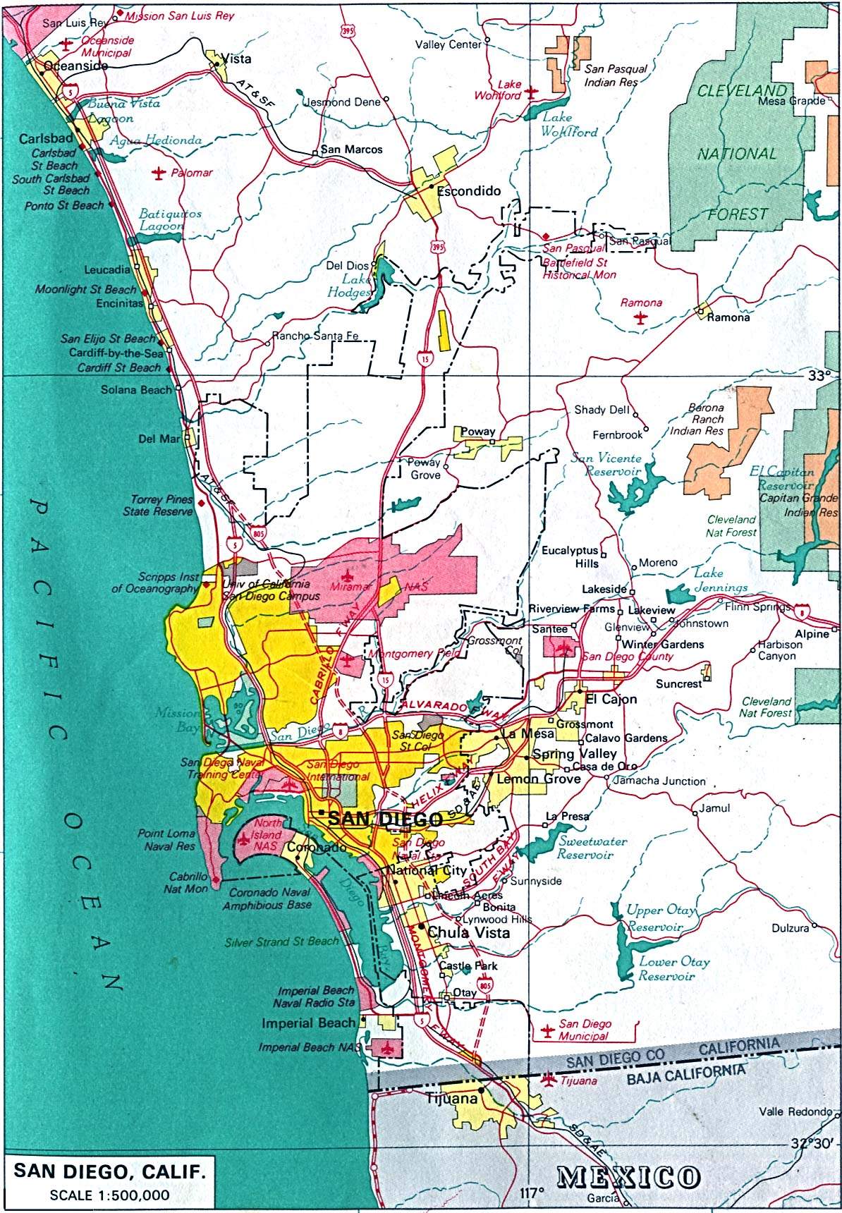 Maps Of San Diego Area