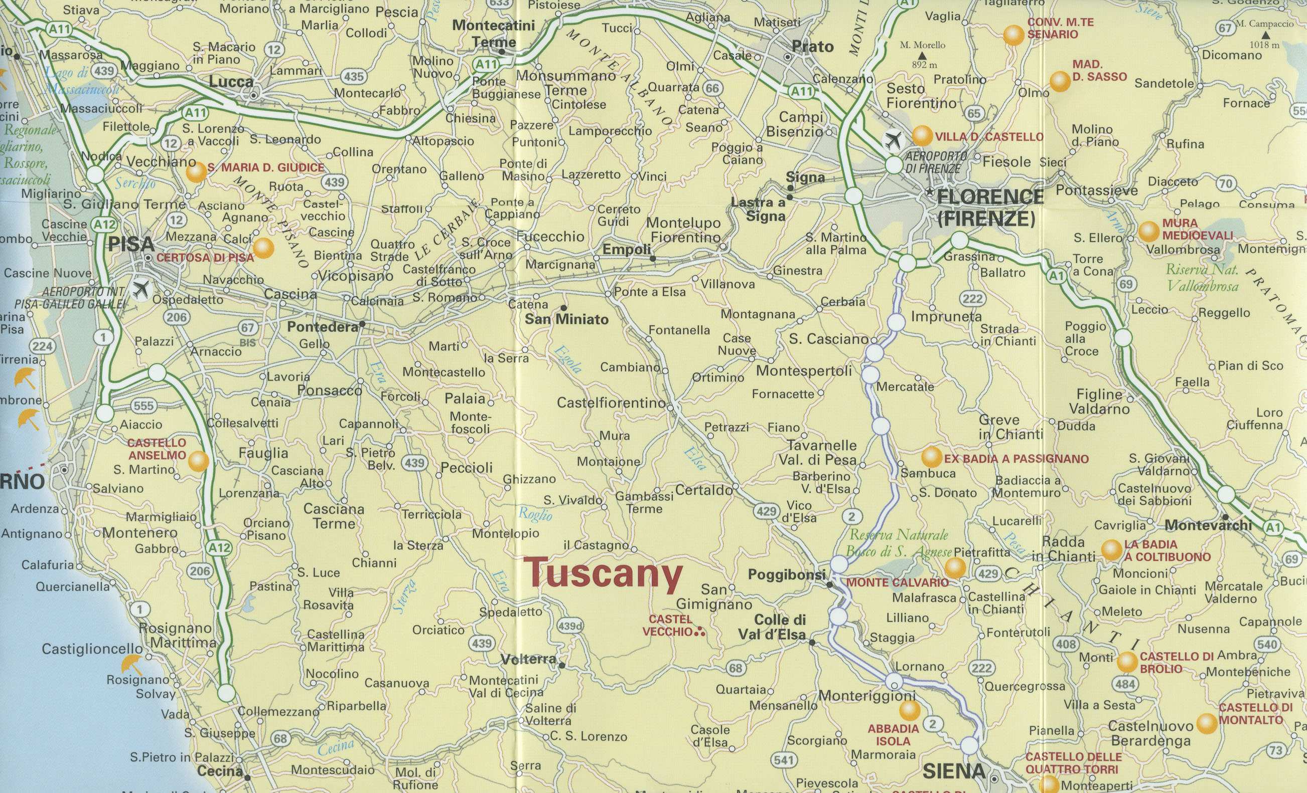Tuscany Map 0 