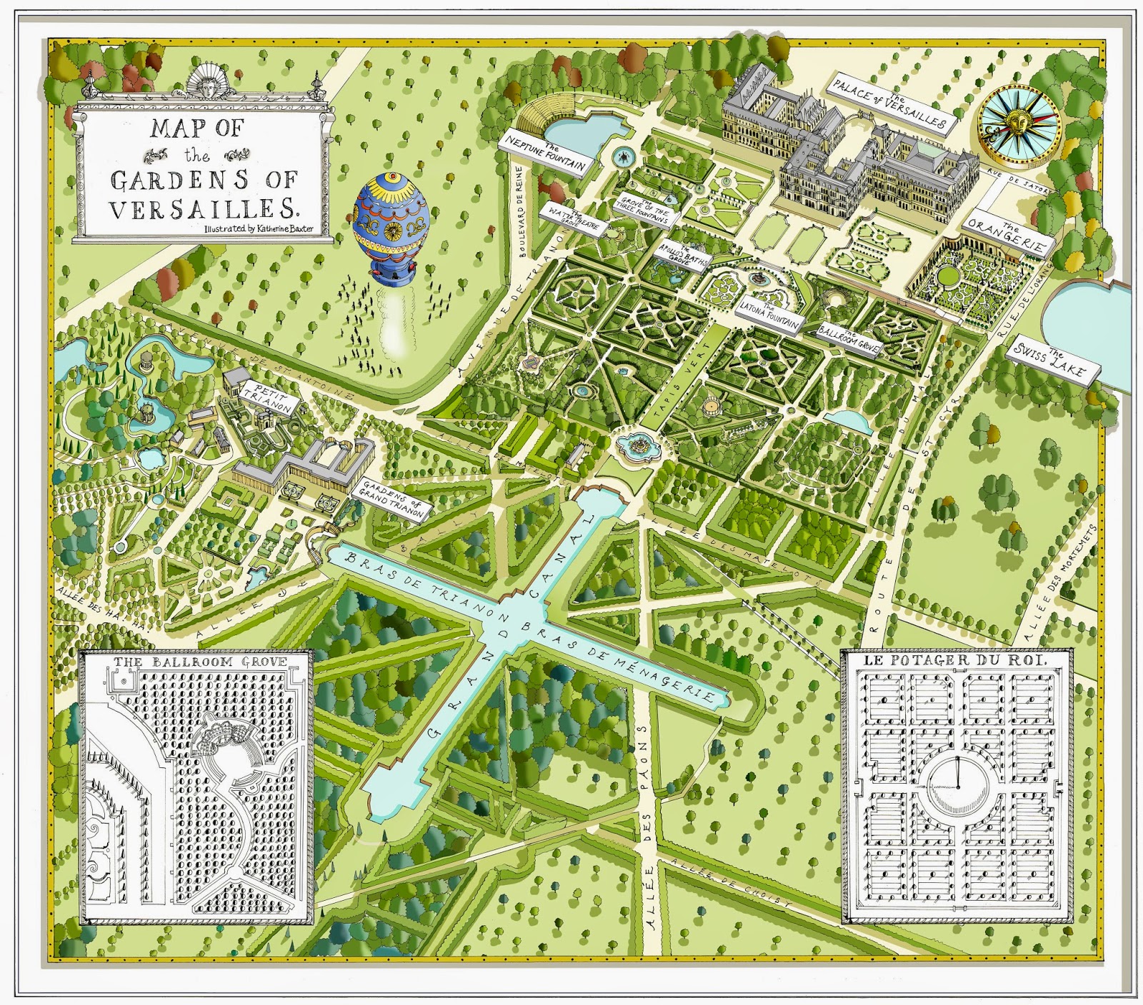 Palace Of Versailles Location Map