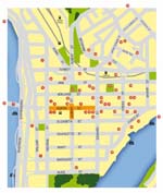 Brisbane kaart - OrangeSmile.com