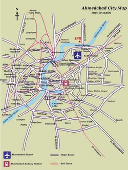 Ahmedabad map 1