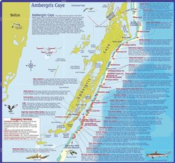 Карта Амбергрис-Кайе 1