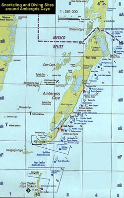 Карта Амбергрис-Кайе 2