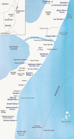 Карта Амбергрис-Кайе 3