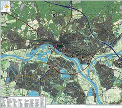 Interaktive Karte von Arnheim - Sehenswürdigkeiten finden. Wander- und