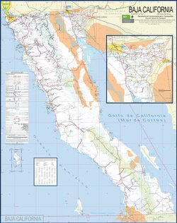Карта Байя Калифорния 2