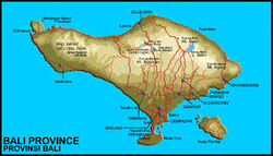 Mapa de Bali  1