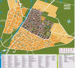 Mapa de Bansko  2