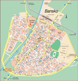 Mapa de Bansko  3