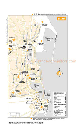 Mapa de Bastia  1