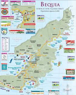 Карта острова Бекия 1