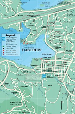 Castries map 1