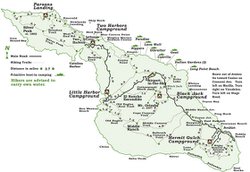 Карта острова Каталина 1