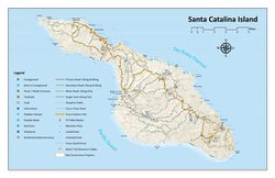 Карта острова Каталина 3