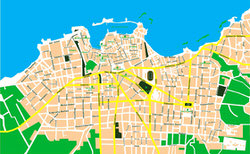 Interactive Map of Chania - Search Touristic Sights. Hiking and Biking ...