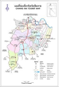Mapa de Chiang Rai  1