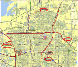 Карта Далласа 1