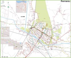 Карта Феррары 1