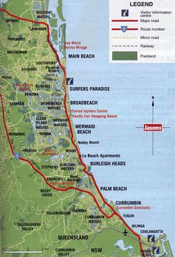 Gold Coast map 4