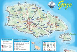 Карта острова Гозо 1