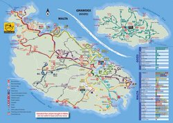 Карта острова Гозо 2