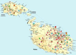Карта острова Гозо 3