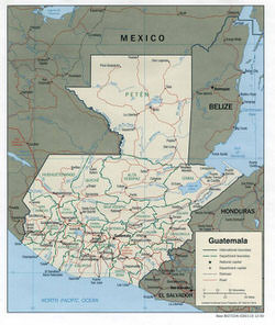 Guatemala City map 1