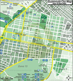 Guatemala City map 2