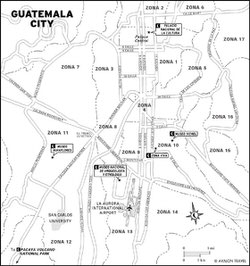 Guatemala City map 3