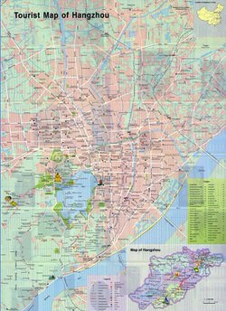 Mapa de Hangzhou  2