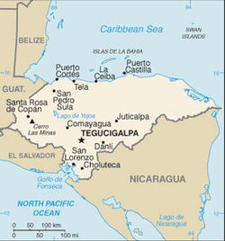 Honduras map 1